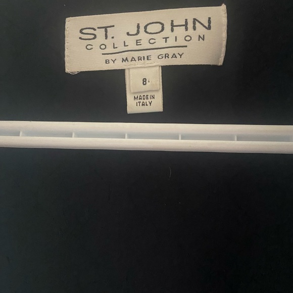 St John Collection by Marie Gray sz 8 leather jacket - Picture 4 of 9